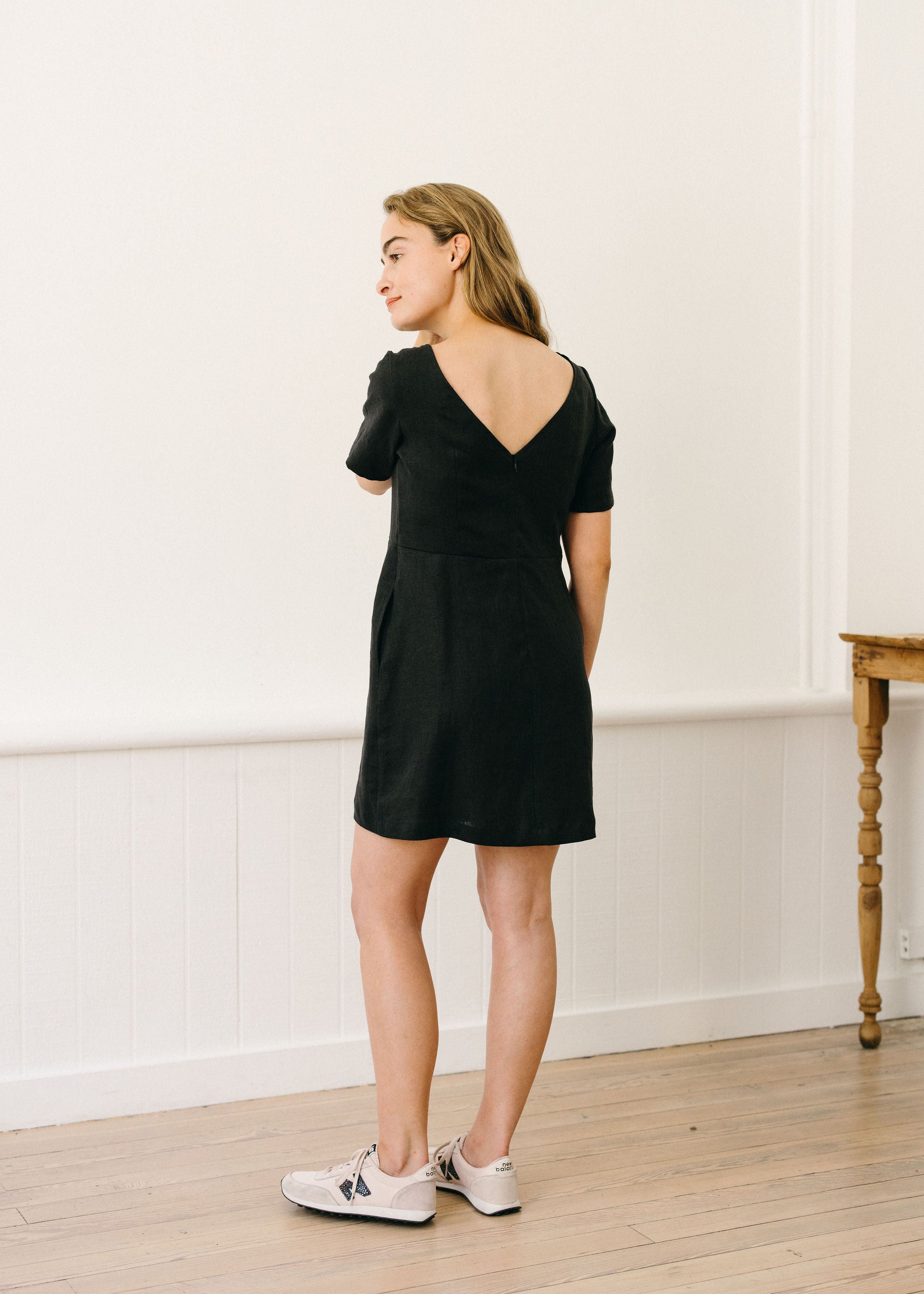 The Claire Dress Mini by Together Segal is the little black dress short dress for short women The Claire Dress Mini by Together Segal is the little black dress short dress for short women
